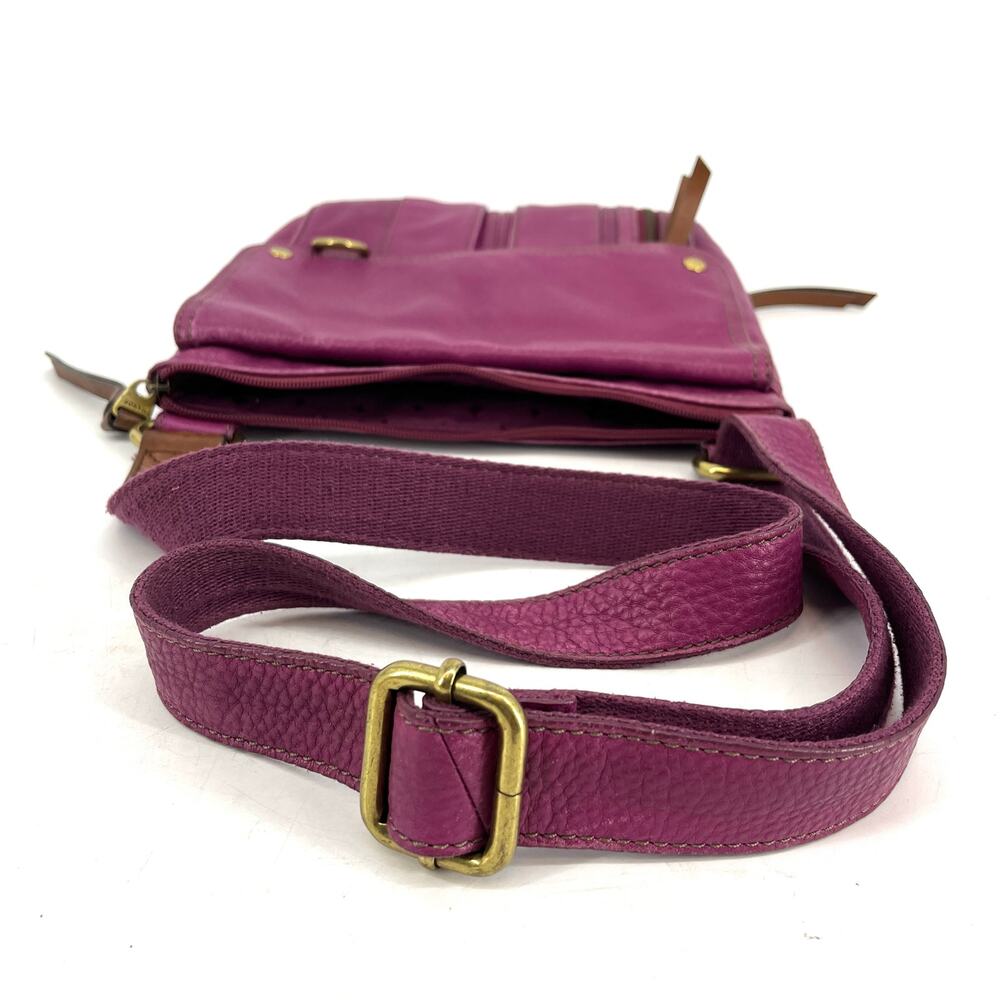 Fossil Vintage Square Pink Satchel Cross‎ Body Shoulder Bag Pockets - Picture 5 of 7